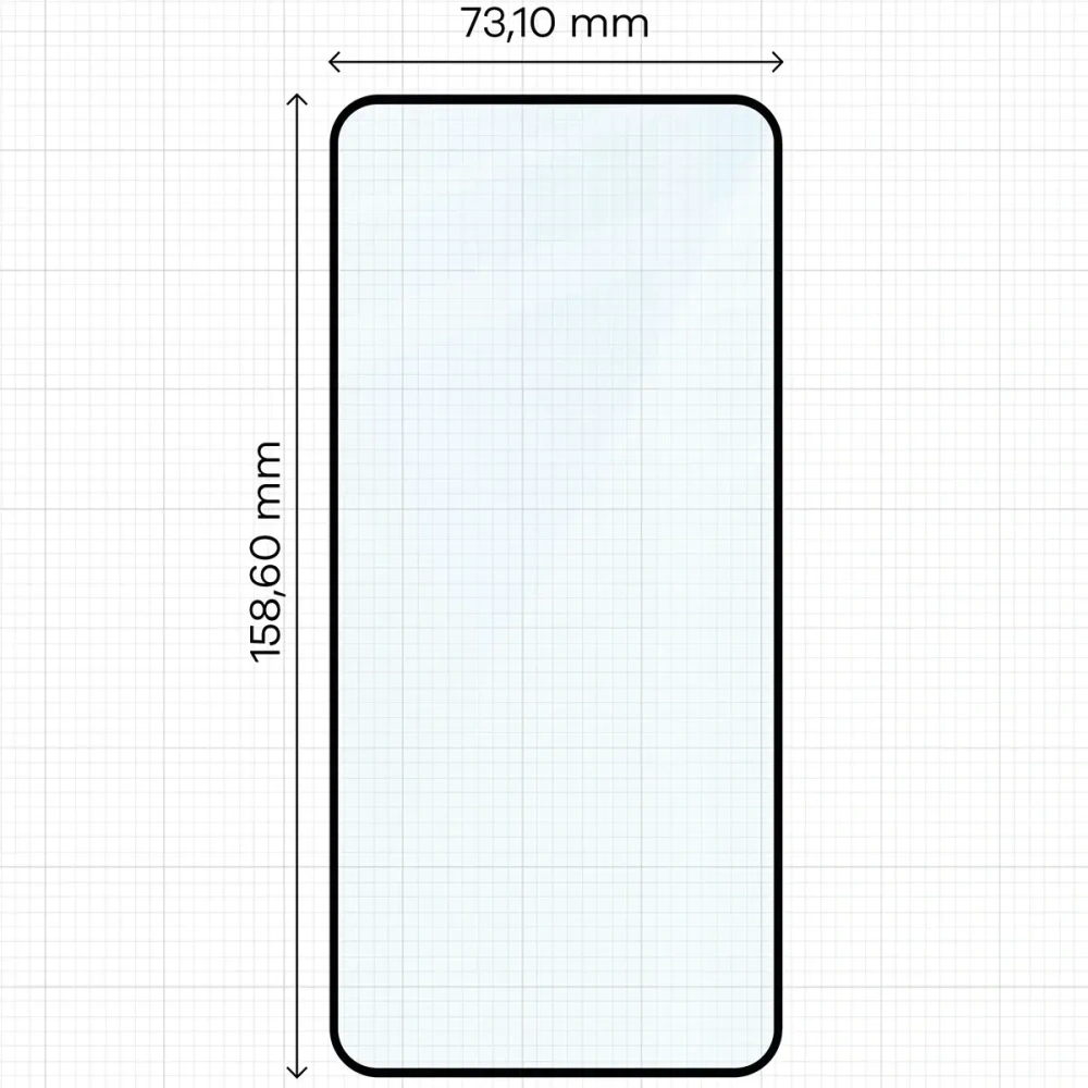 Hurtownia GSM - Bizon Edge 2 Pack 2x gehärtetes Glas + 1x Linsenschutz für Oppo Reno13 - BIZ9436 - {ean13} - Hurt