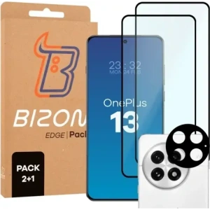 Hurtownia GSM - Bizon Edge 2 Pack 2x tvrzené sklo + 1x ochrana objektivu OnePlus 13 - BIZ9437 - {ean13} - Hurt