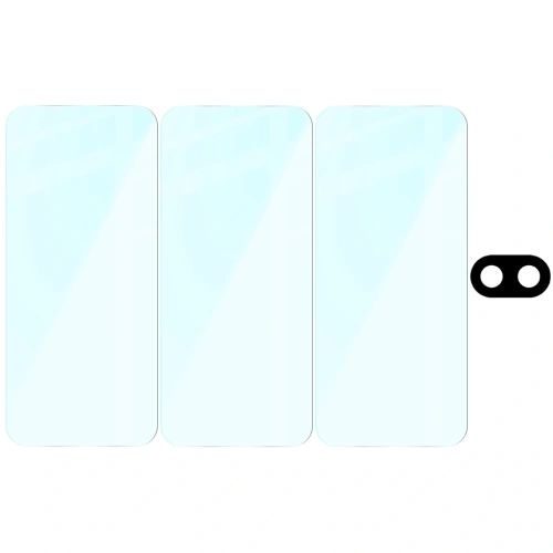3x szkło na ekran + 1x szkło na aparat Bizon Glass Clear 2 Pack do Pixel 9a
