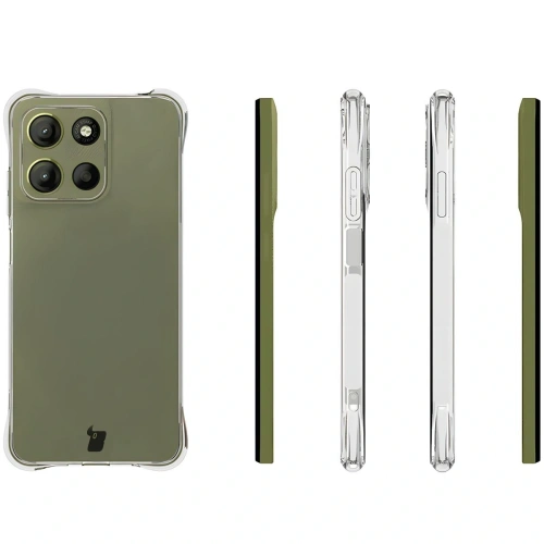 Etui + 2x szkło na ekran Bizon Case Clear Pack do Motorola Moto G15 / G15 Power