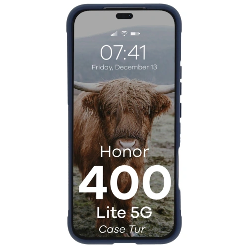 Pancerne etui Bizon Case Tur do Honor 400 Lite granatowe