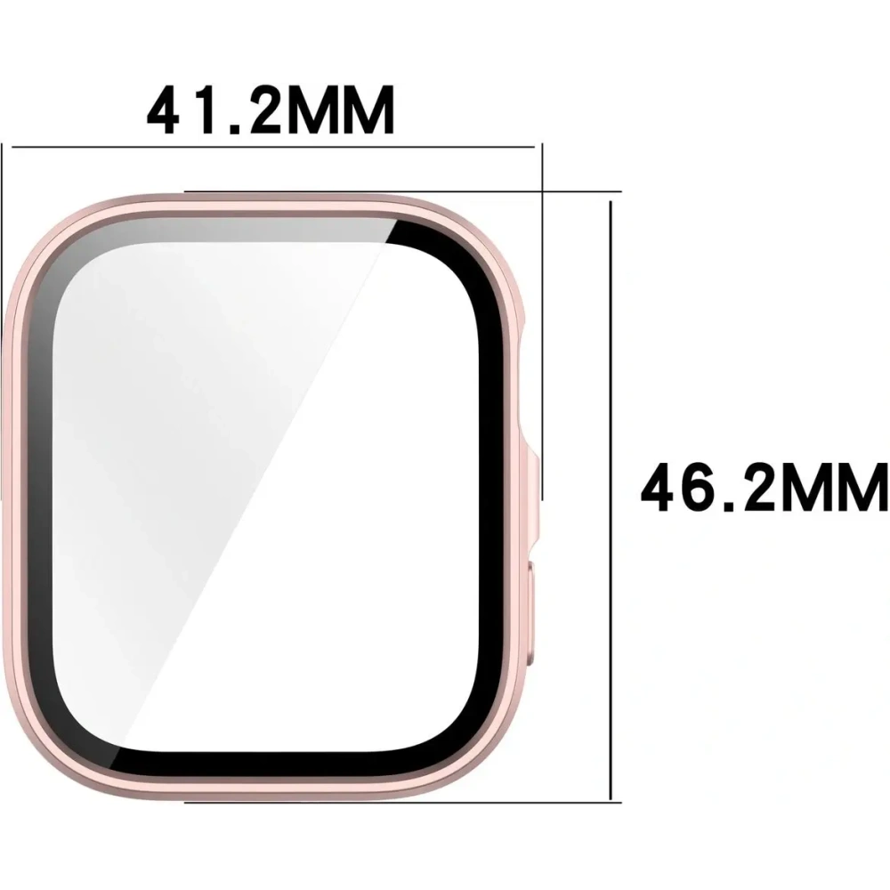Hurtownia GSM - Etui ze szkłem do zegarka Bizon Case+Glass Watch do Huawei Watch Fit 4 satynowo różowe - BIZ9443 - {ean13} - Hurt