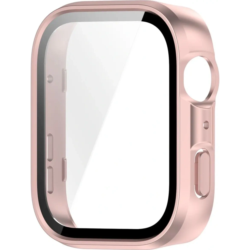 Hurtownia GSM - Etui ze szkłem do zegarka Bizon Case+Glass Watch do Huawei Watch Fit 4 satynowo różowe - BIZ9443 - {ean13} - Hurt