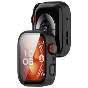 Hurtownia GSM - Etui ze szkłem do zegarka Bizon Case+Glass Watch do Huawei Watch Fit 4 Pro czarne matowe - BIZ9444 - {ean13} - Hurt