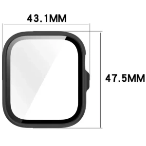 Hurtownia GSM - Etui ze szkłem do zegarka Bizon Case+Glass Watch do Huawei Watch Fit 4 Pro czarne matowe - BIZ9444 - {ean13} - Hurt