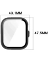 Hurtownia GSM - Etui ze szkłem do zegarka Bizon Case+Glass Watch do Huawei Watch Fit 4 Pro czarne matowe - BIZ9444 - {ean13} - Hurt