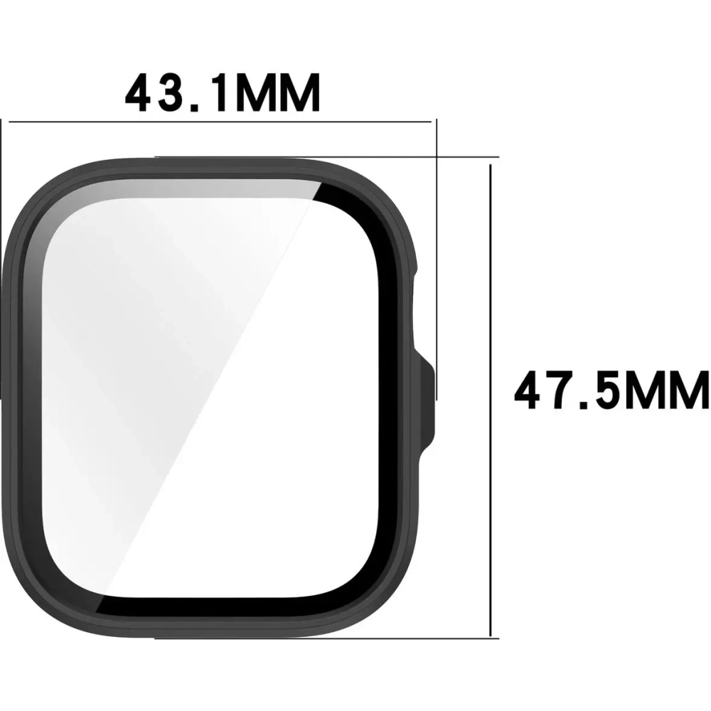 Hurtownia GSM - Etui ze szkłem do zegarka Bizon Case+Glass Watch do Huawei Watch Fit 4 Pro czarne matowe - BIZ9444 - {ean13} - Hurt