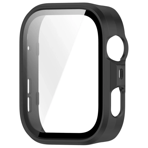 Etui ze szkłem do zegarka Bizon Case+Glass Watch do Huawei Watch Fit 4 Pro czarne matowe