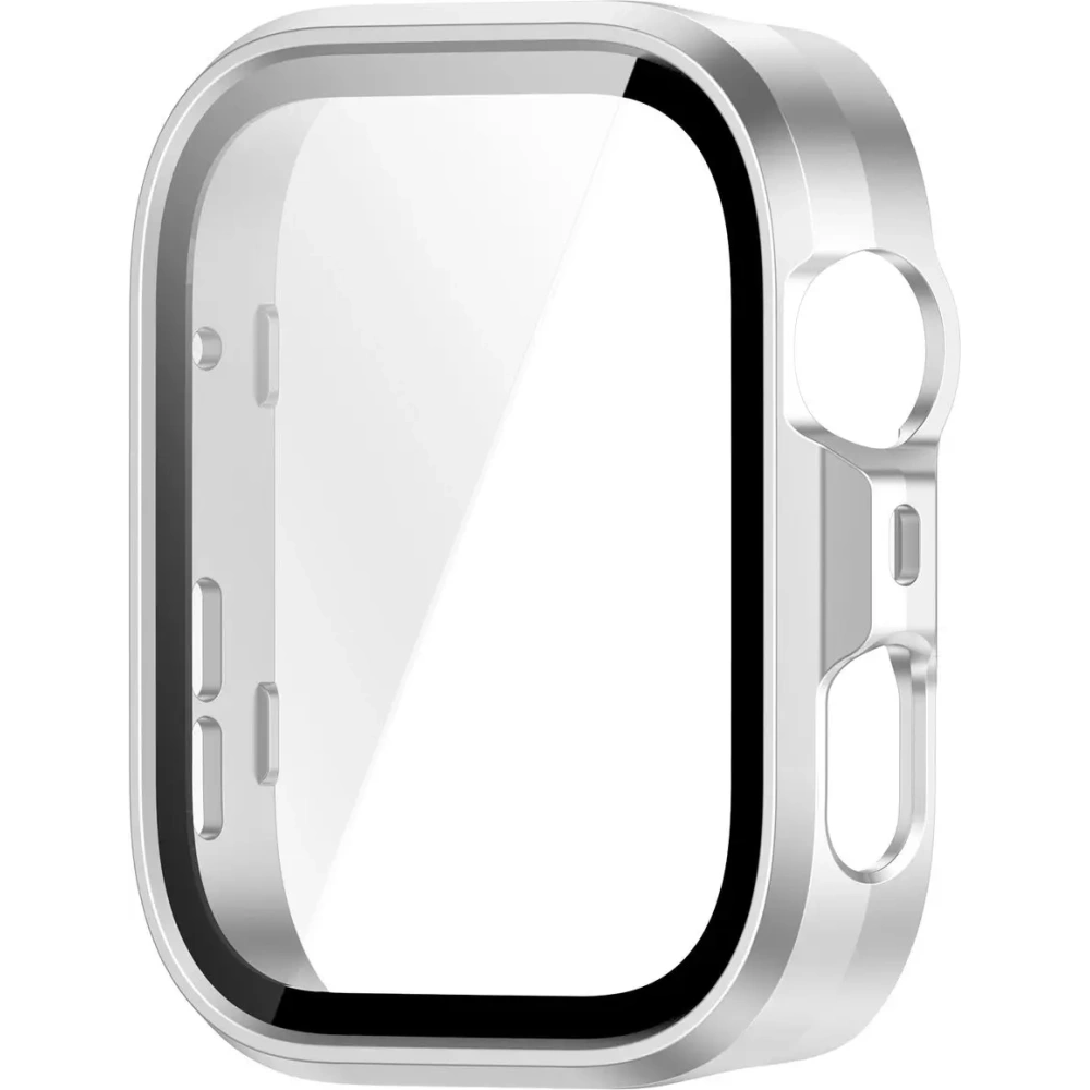 Hurtownia GSM - Etui ze szkłem do zegarka Bizon Case+Glass Watch do Huawei Watch Fit 4 Pro satynowo srebrne - BIZ9445 - {ean13} - Hurt
