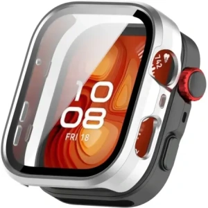 Hurtownia GSM - Bizon Case+Glass Uhr Huawei Watch Fit 4 Pro satin silber - BIZ9445 - {ean13} - Hurt