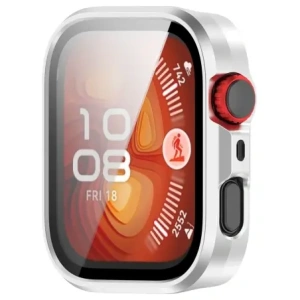 Hurtownia GSM - Bizon Case+Glass Uhr Huawei Watch Fit 4 Pro satin silber - BIZ9445 - {ean13} - Hurt