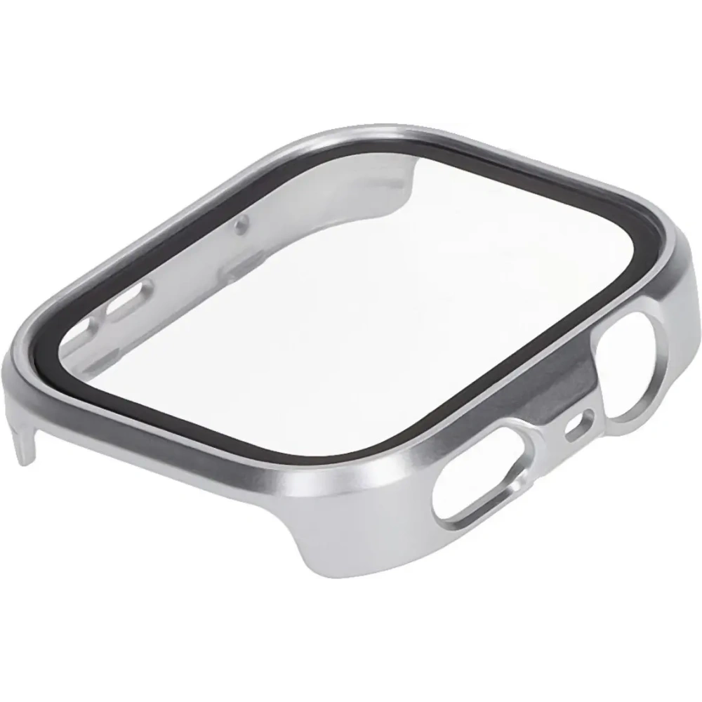 Wholesale Bizon Case+Glass Watch Huawei Watch Fit 4 Pro satin silver - BIZ9445 - {ean13} - Hurt