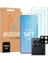 Hurtownia GSM - Bizon Glas Klar 2er Pack 3x gehärtetes Glas + 1x Linsenschutz für Xiaomi 14T Pro - BIZ9449 - {ean13} - Hurt