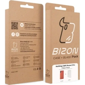 Hurtownia GSM - Bizon Case Clear Pack Hülle + 2x Displayschutzfolie für Nothing CMF Phone 2 Pro - BIZ9451 - {ean13} - Hurt