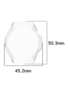 Hurtownia GSM - Etui z osłoną ekranu Bizon Case Watch Felipe do Huawei Watch 5 42mm przeźroczyste - BIZ9453 - {ean13} - Hurt