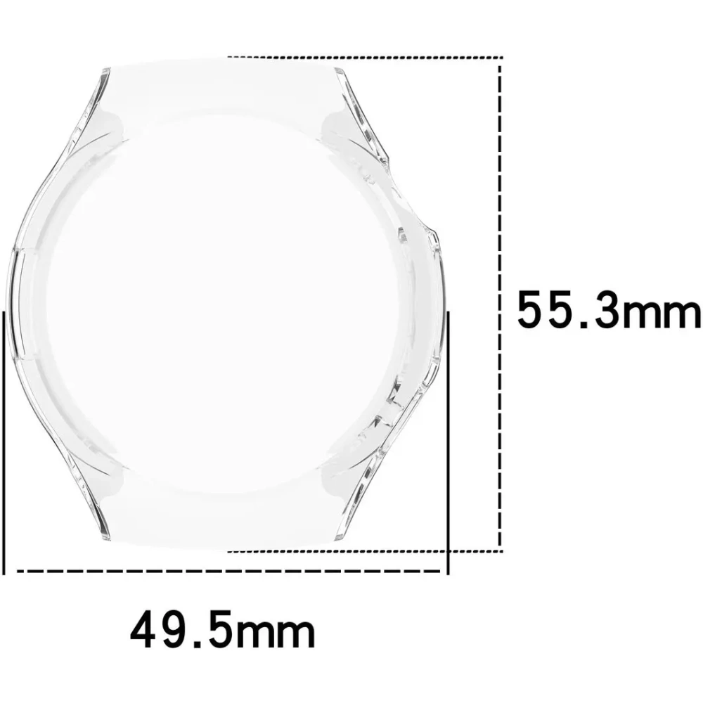 Hurtownia GSM - Etui z osłoną ekranu Bizon Case Watch Felipe do Huawei Watch 5 46mm przeźroczyste - BIZ9454 - {ean13} - Hurt