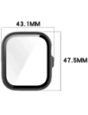 Hurtownia GSM - Etui ze szkłem do zegarka Bizon Case+Glass Watch do Huawei Watch Fit 4 Pro czarne - BIZ9455 - {ean13} - Hurt