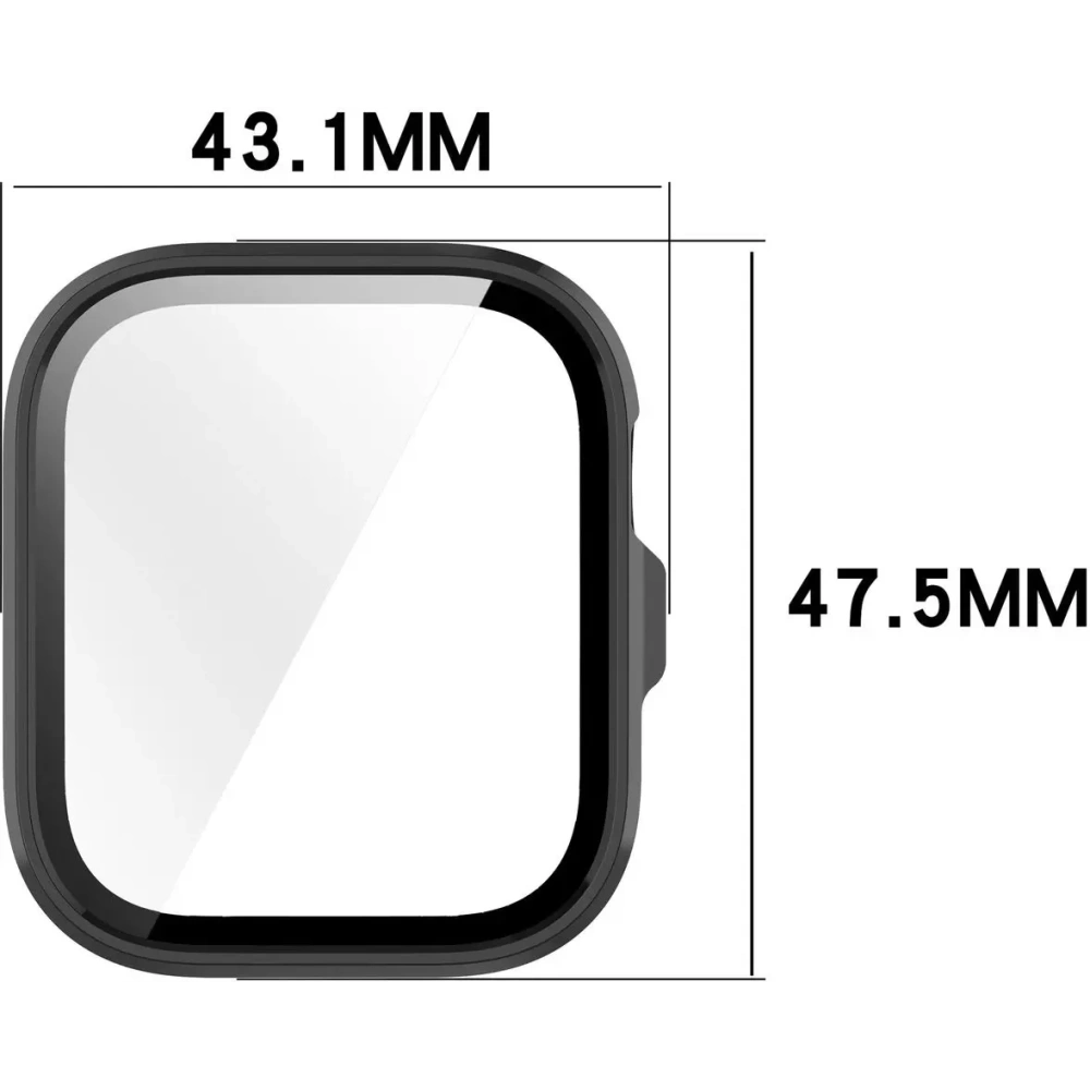 Hurtownia GSM - Etui ze szkłem do zegarka Bizon Case+Glass Watch do Huawei Watch Fit 4 Pro czarne - BIZ9455 - {ean13} - Hurt