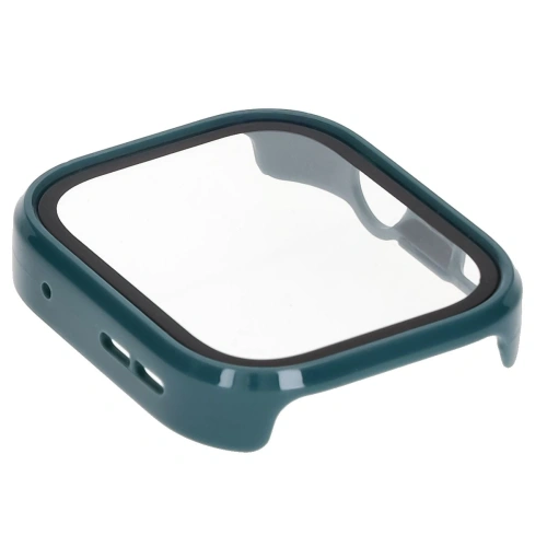 Etui ze szkłem do zegarka Bizon Case+Glass Watch do Huawei Watch Fit 4 Pro zielone