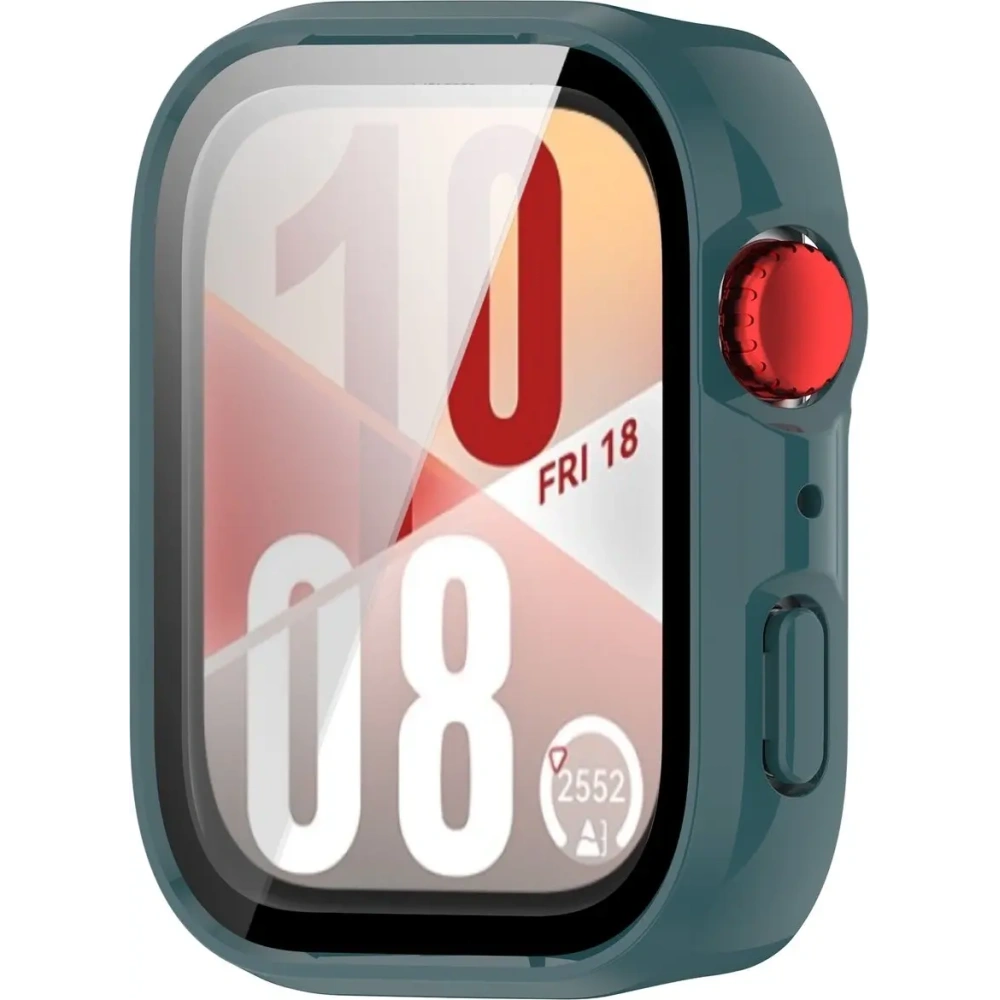 Hurtownia GSM - Etui ze szkłem do zegarka Bizon Case+Glass Watch do Huawei Watch Fit 4 zielone - BIZ9457 - {ean13} - Hurt
