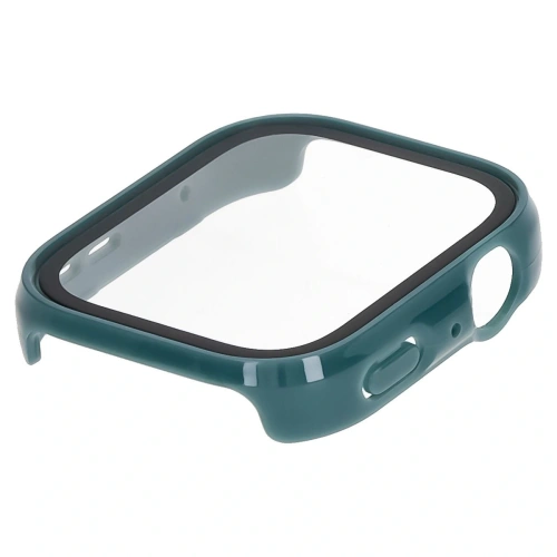 Etui ze szkłem do zegarka Bizon Case+Glass Watch do Huawei Watch Fit 4 zielone