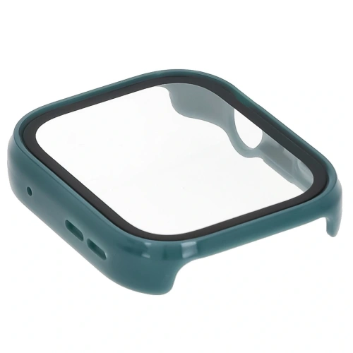 Etui ze szkłem do zegarka Bizon Case+Glass Watch do Huawei Watch Fit 4 zielone