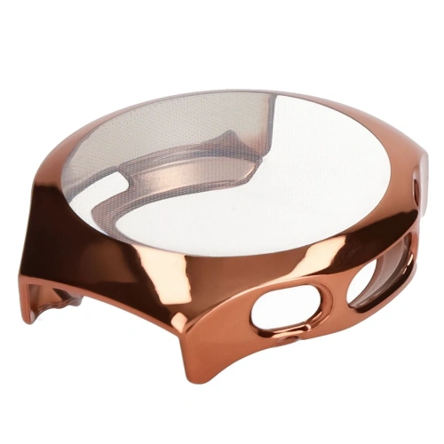 Etui z osłoną ekranu Bizon Case Watch Felipe do Huawei Watch 5 42mm różowozłote