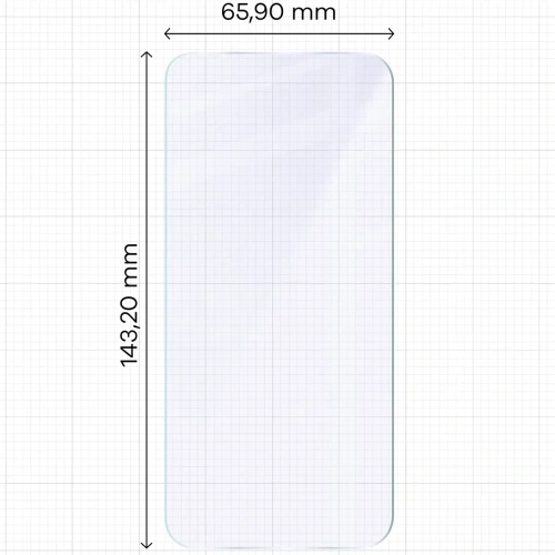 Elastyczne szkło hybrydowe Bizon Glass Mule do Samsung Galaxy S25
