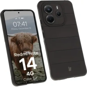 Hurtownia GSM - Pancerne etui Bizon Case Tur do Xiaomi Redmi Note 14 4G czarne - BIZ9463 - {ean13} - Hurt