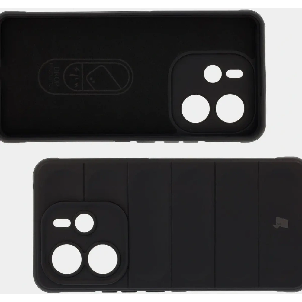 Hurtownia GSM - Pancerne etui Bizon Case Tur do Xiaomi Redmi Note 14 4G czarne - BIZ9463 - {ean13} - Hurt