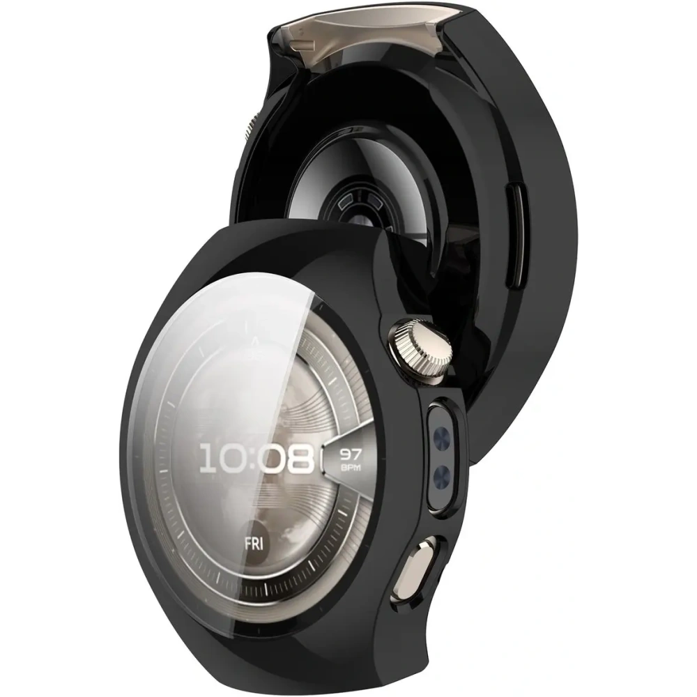 Hurtownia GSM - Etui z osłoną ekranu Bizon Case Watch Felipe do Huawei Watch 5 46mm czarne - BIZ9464 - {ean13} - Hurt