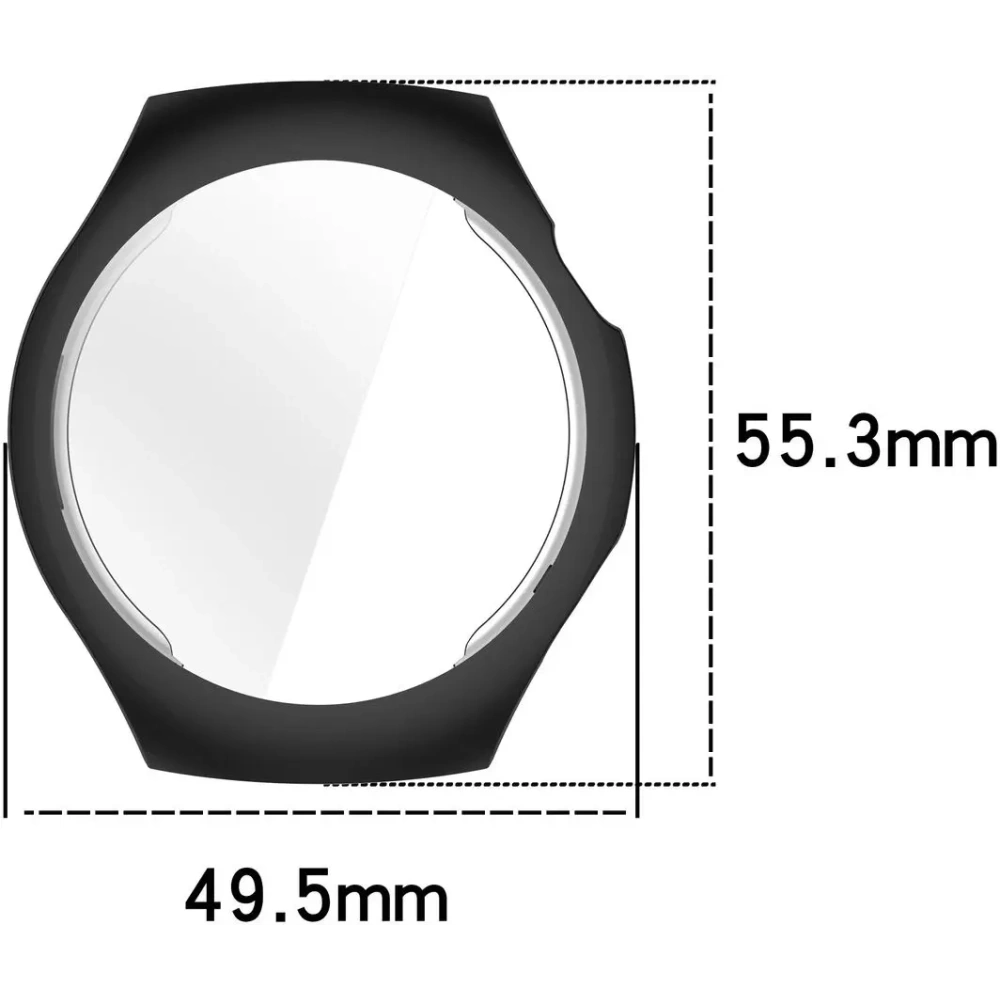 Hurtownia GSM - Etui z osłoną ekranu Bizon Case Watch Felipe do Huawei Watch 5 46mm czarne - BIZ9464 - {ean13} - Hurt