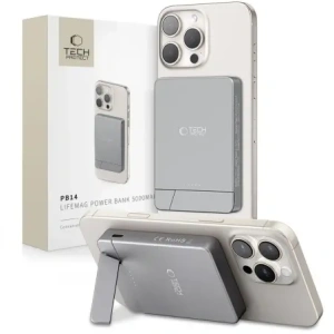 Hurtownia GSM - Powerbank bezprzewodowy Tech-Protect PB14 LifeMag MagSafe Power Bank 5000mah Space Grey - THP4247 - {ean13} - Hurt