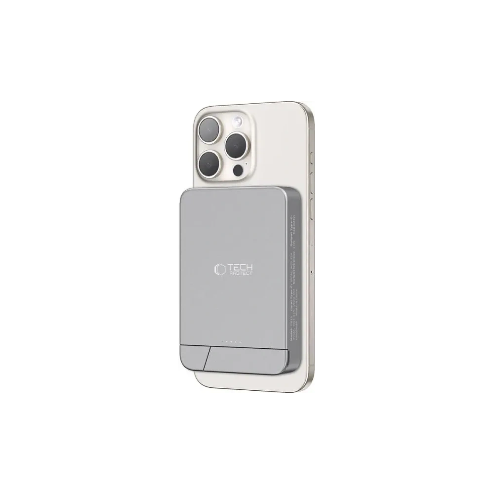 Hurtownia GSM - Tech-Protect PB15 LifeMag Magsafe Power Bank 10000mAh Space Grey - THP4248 - {ean13} - Hurt