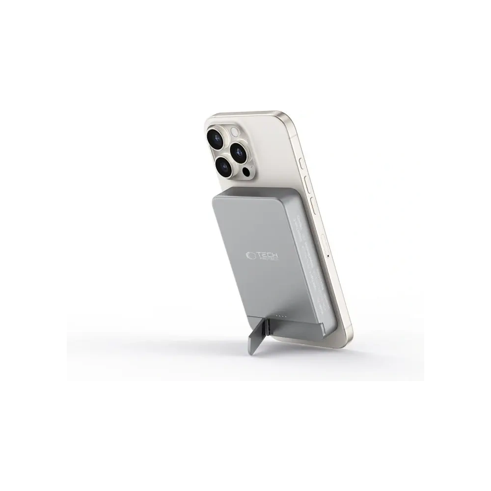 Hurtownia GSM - Tech-Protect PB15 LifeMag Magsafe Power Bank 10000mAh Space Grey - THP4248 - {ean13} - Hurt