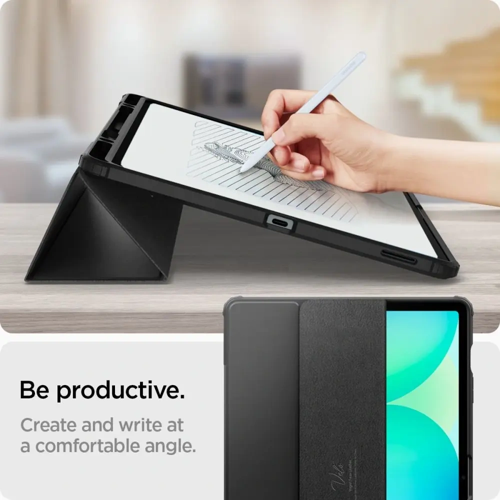 Hurtownia GSM - Spigen Ultra Hybrid Pro Samsung Galaxy Tab S10 FE+ Plus 13.1 X620 / X626b Negru - SPN16787 - {ean13} - Hurt
