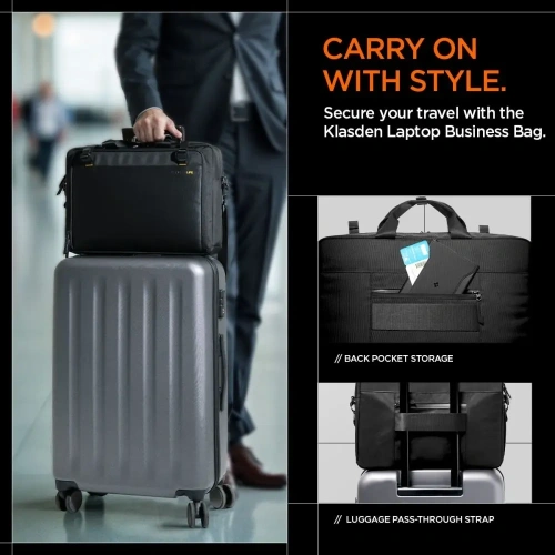 Torba Spigen KD300 Klasden Laptop Bag Black