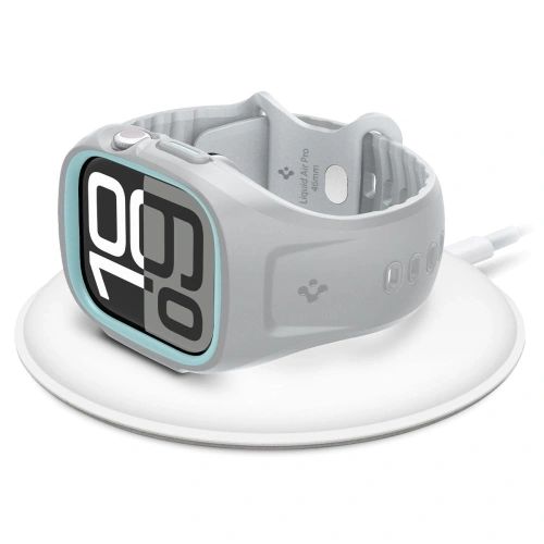 Etui z paskiem Spigen Liquid Air Pro Apple Watch 10 / 11 46mm Grey