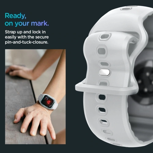 Etui z paskiem Spigen Liquid Air Pro Apple Watch 10 / 11 46mm Grey