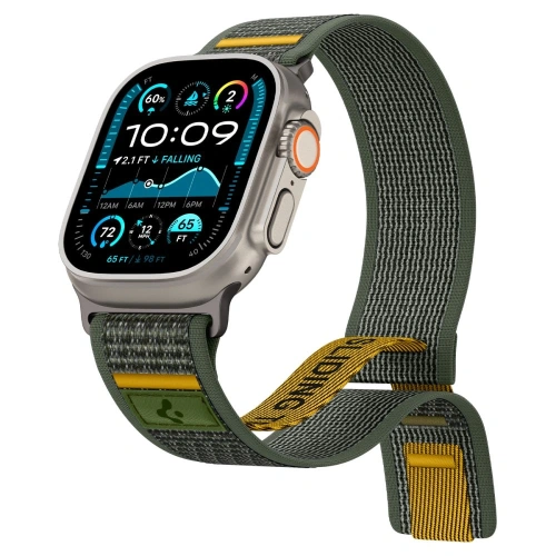 Pasek Spigen Athlex Air Apple Watch 6/7/8/9/10/ SE/Ultra 1/2 44/45/46/49m Active Green