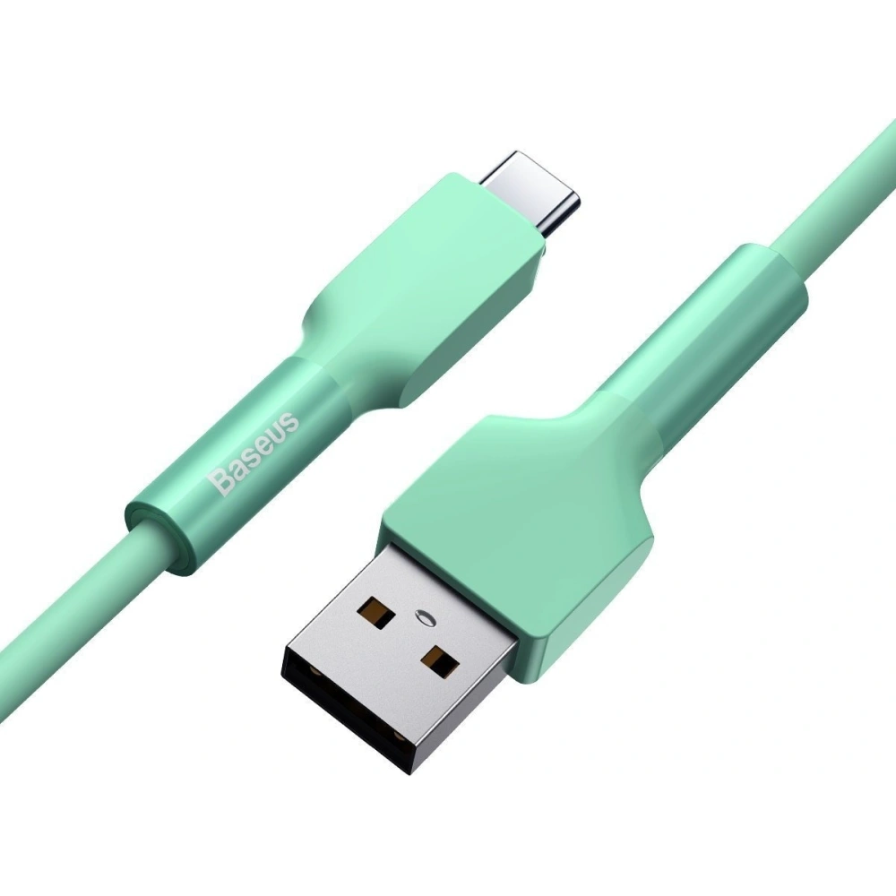 Wholesale Baseus Silica Gel USB-C Cable 2A 2m (green) - BSU1542GRN - {ean13} - Hurt