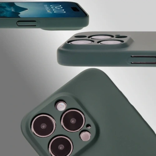 Etui Bizon Case Łupka do Apple iPhone 15 Pro zielone