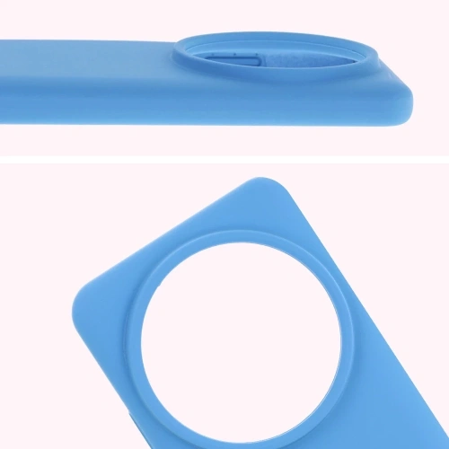 Silikonowe etui Bizon Soft Case do Xiaomi 15 Ultra niebieskie