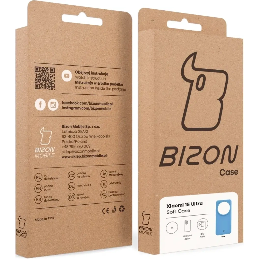 Hurtownia GSM - Bizon Soft Case Xiaomi 15 Ultra kék - BIZ9469 - {ean13} - Hurt