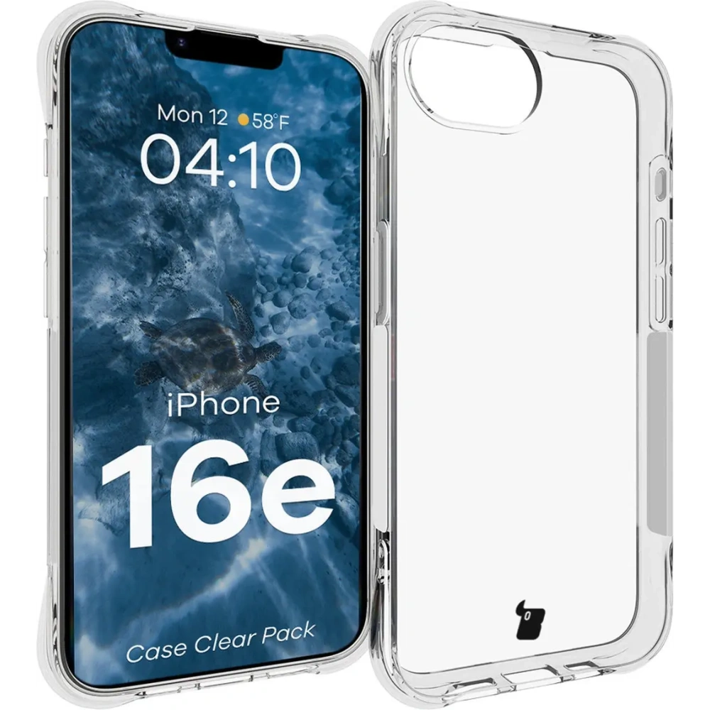 Hurtownia GSM - Bizon Case Clear Pack tok + 2x edzett üveg + lencsevédő Apple iPhone 16e-hez - BIZ9470 - {ean13} - Hurt