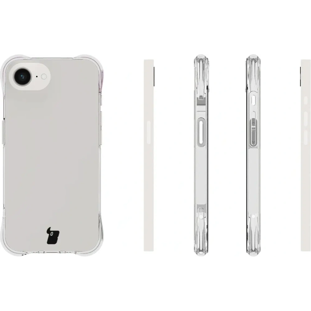Hurtownia GSM - Bizon Case Clear Pack tok + 2x edzett üveg + lencsevédő Apple iPhone 16e-hez - BIZ9470 - {ean13} - Hurt