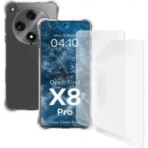 Hurtownia GSM - Bizon Case Clear Pack tok + 2x kijelző üveg Oppo Find X8 Pro-hoz - BIZ9472 - {ean13} - Hurt