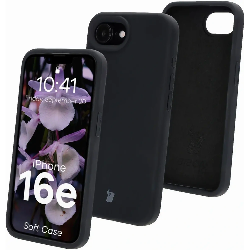 Hurtownia GSM - Bizon Soft Case Apple iPhone 16e fekete - BIZ9473 - {ean13} - Hurt