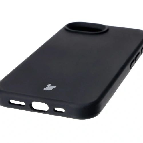 Silikonowe etui Bizon Soft Case do Apple iPhone 16e czarne