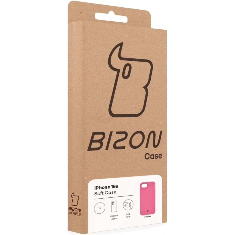 Hurtownia GSM - Husa Bizon Soft pentru Apple iPhone 16e fuchsia - BIZ9474 - {ean13} - Hurt